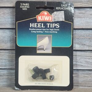 Kiwi Heel Tips High Heel Replacement 3 Pair Assorted Sizes For High Heels